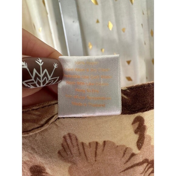 Coco Beach Hawaii Hawaiian Floral Hibiscus Tropical Earthy Swim Cover Up Dress - Picture 5 of 5